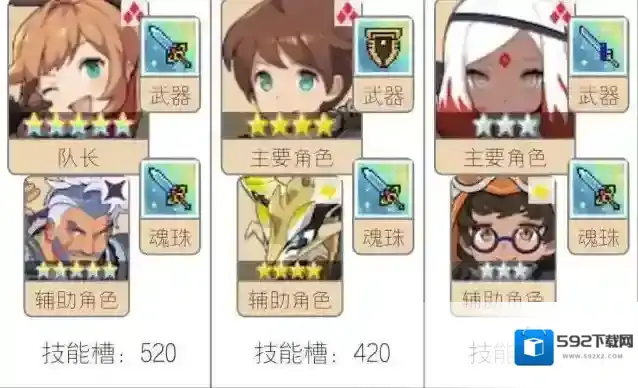 世界弹射物语角色