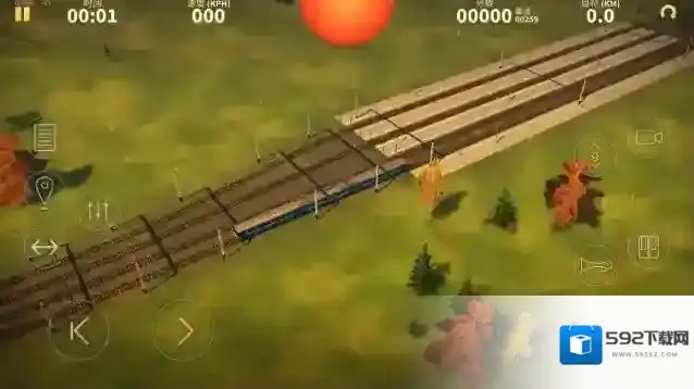 电动火车模拟器游玩