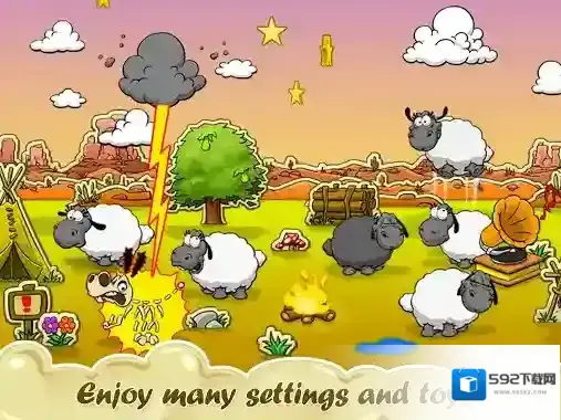 云和绵羊的故事云朵