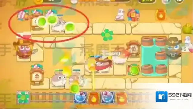 保卫萝卜4在中间