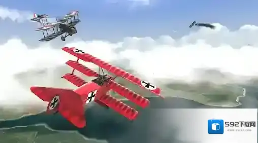 空战战机飞行员先锋飞行