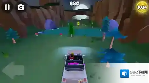 失控下山障碍物