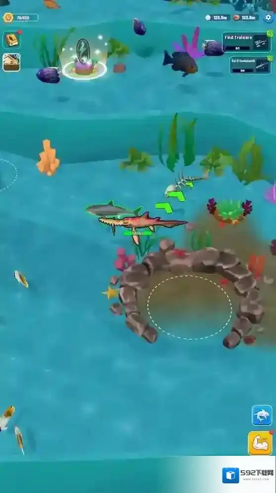 鲨鱼进化海洋之战探索