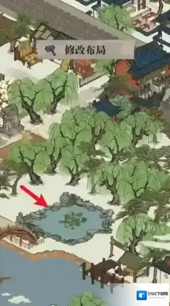 江南百景图人工湖