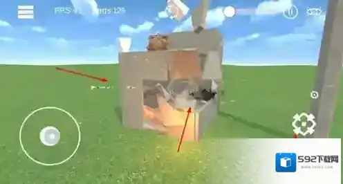 爆破物理模拟器游戏