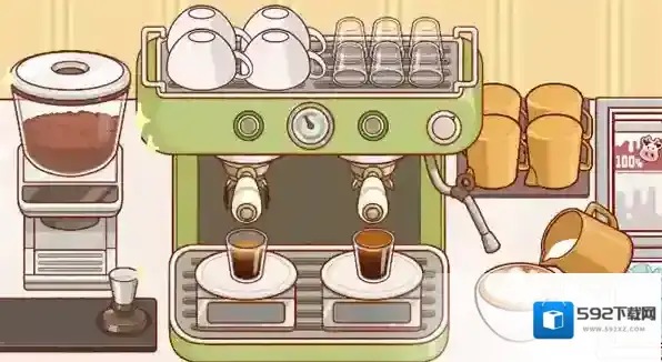 可口的咖啡美味的咖啡小镇