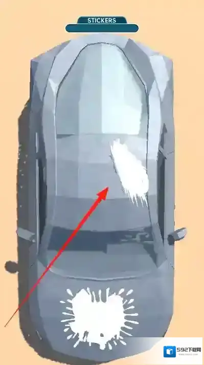 汽车涂鸦3d贴纸