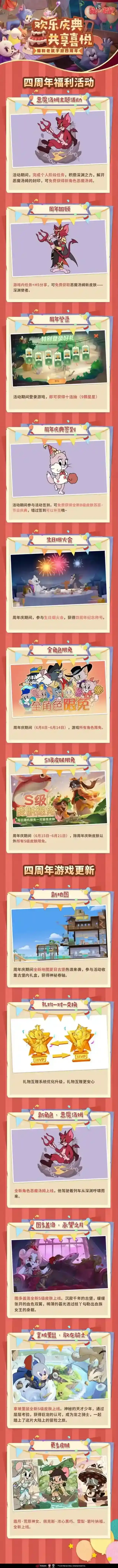 猫和老鼠手游4周年盛典已经开启啦！